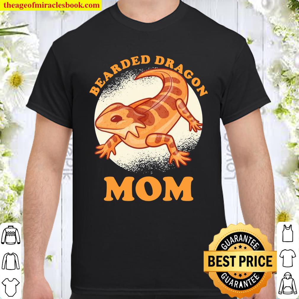 Retro Vintage Bearded Dragon Mom Reptile Keeper Shirt