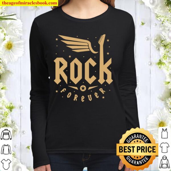 Rock and Roll Forever casual Women Long Sleeved