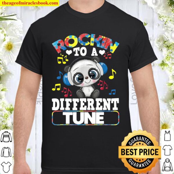 Rockin’ To A Different Tune Panda Autism Awareness Shirt
