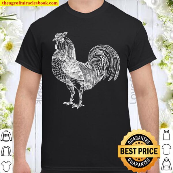 Rooster Farmer Shirt Chicken Favorite Animal Shirt