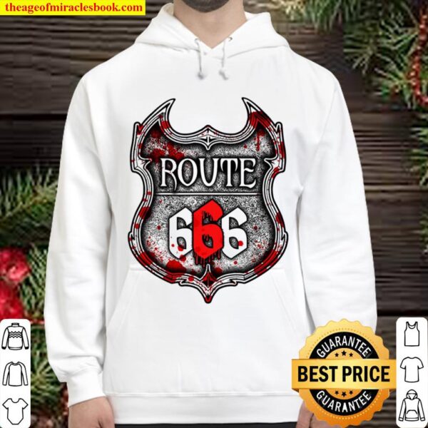 Route 666 I Road To Hell I Satanic Hoodie