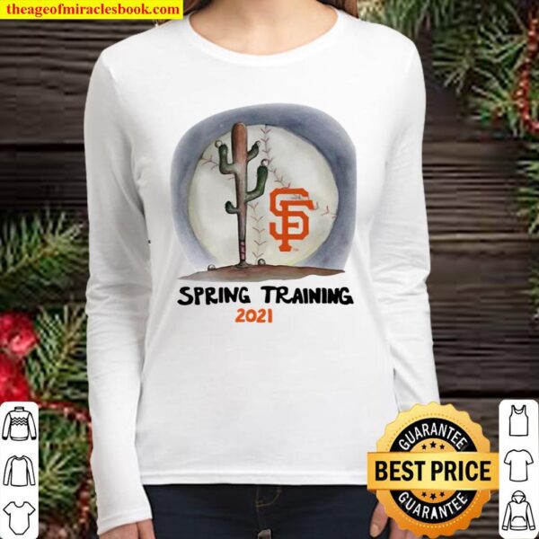 San Francisco Giants Baseball Spring Training 2021 Women Long Sleeved