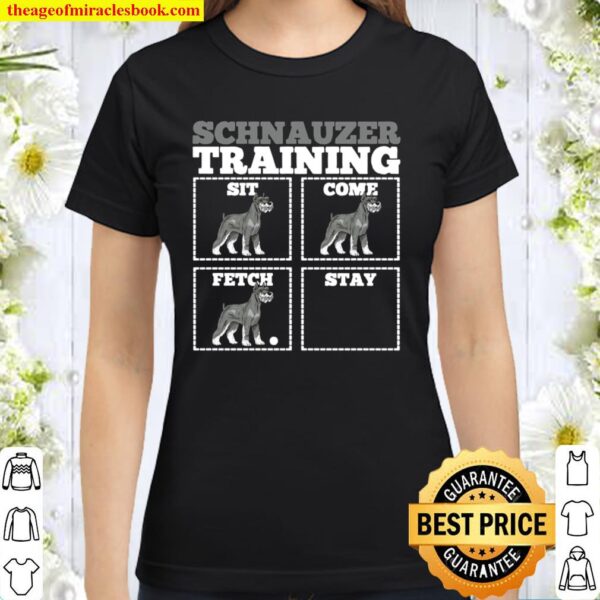 Schnauzer Dog Trainer Classic Women T-Shirt