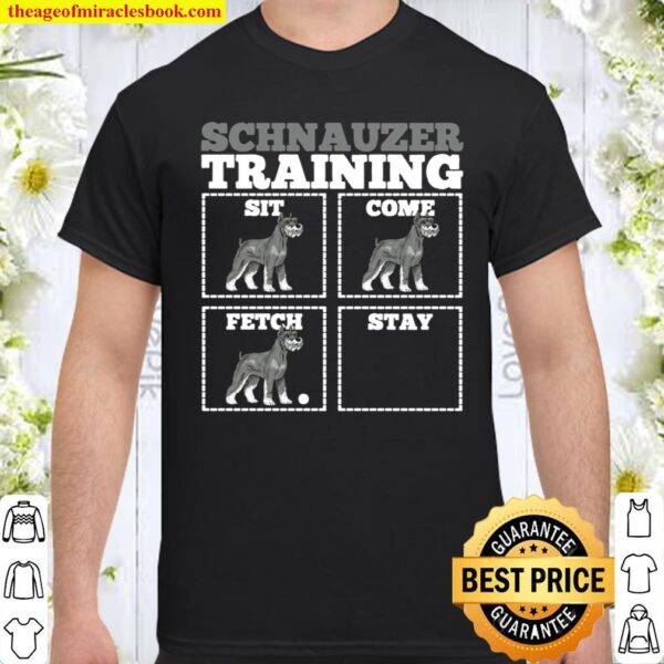 Schnauzer Dog Trainer Shirt