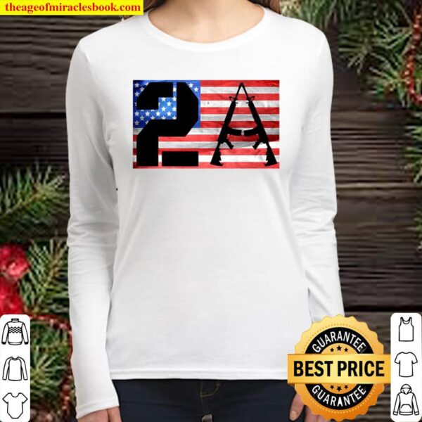 Second Amendment Of The Bill Of Rights Us Constitution Women Long Sleeved