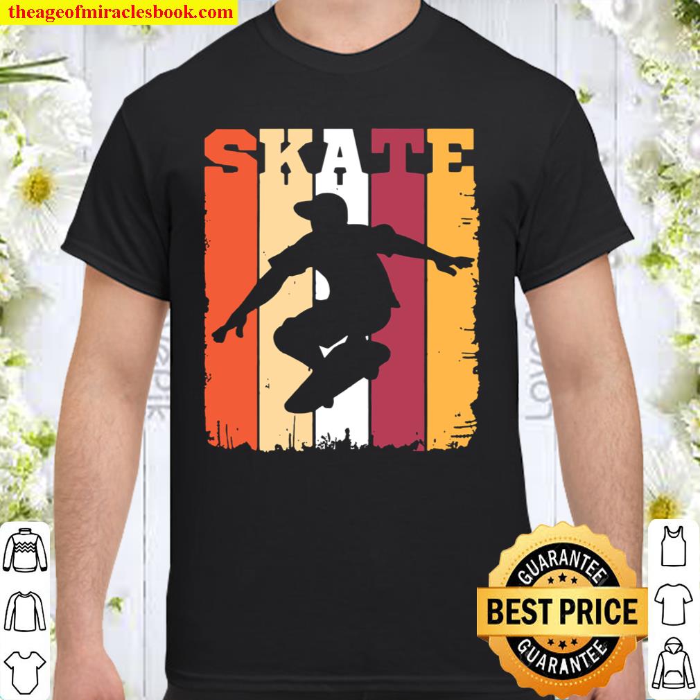 Skate Retro Vintage Skateboarding Skater Shirt