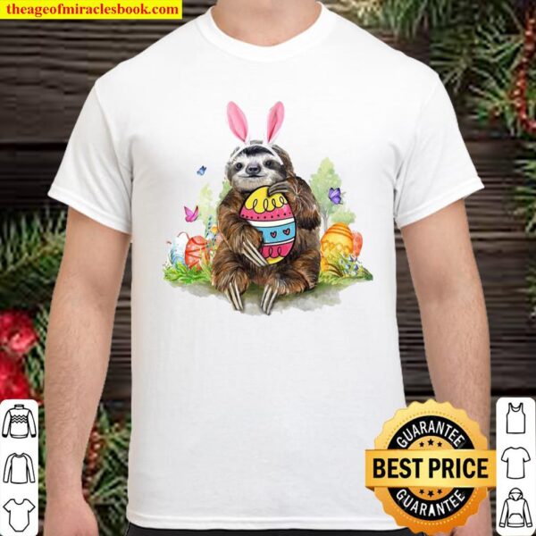 Sloth Hug Easter Egg Shirt