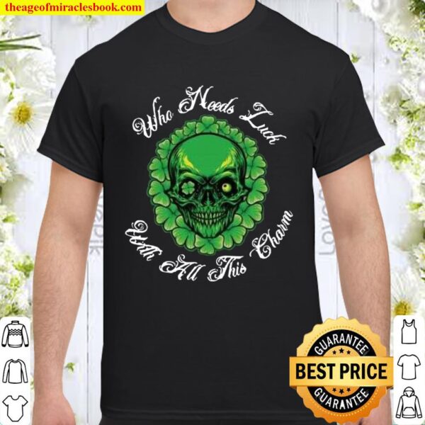 St Patrick Shamrock Skull, Funny St Patrick’s Day Shirt