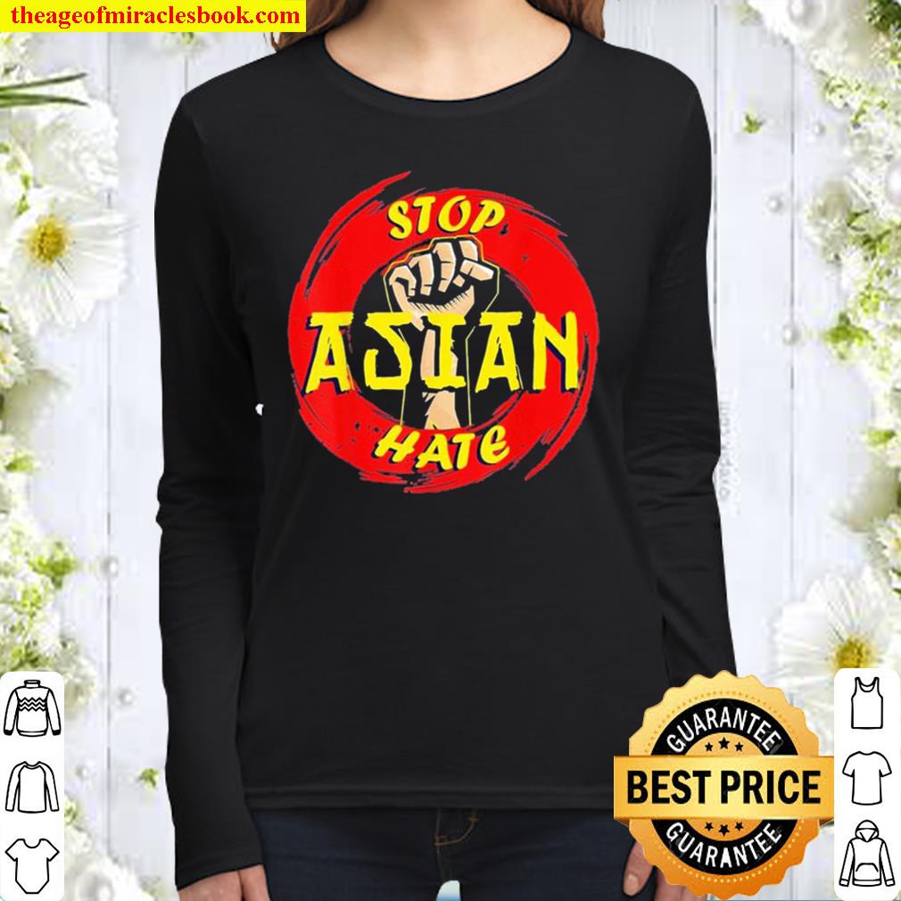 Stop Asian Hate Proud Asian Women Long Sleeved