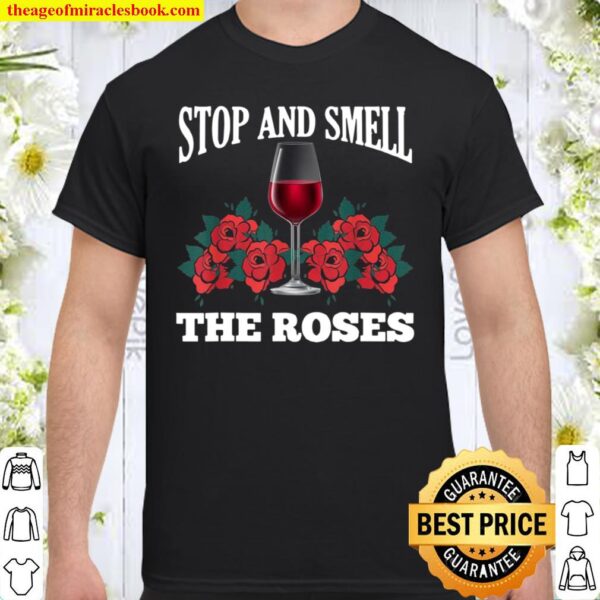 Stop racism cool wine design Shirt