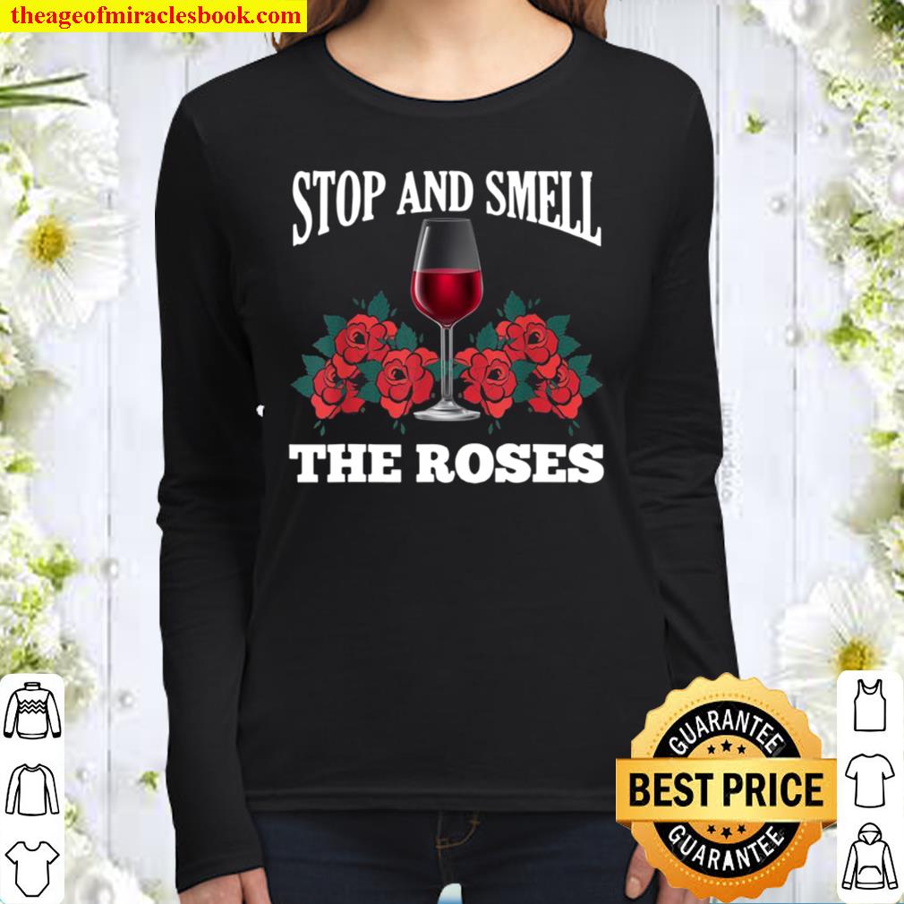 Stop racism cool wine design Women Long Sleeved