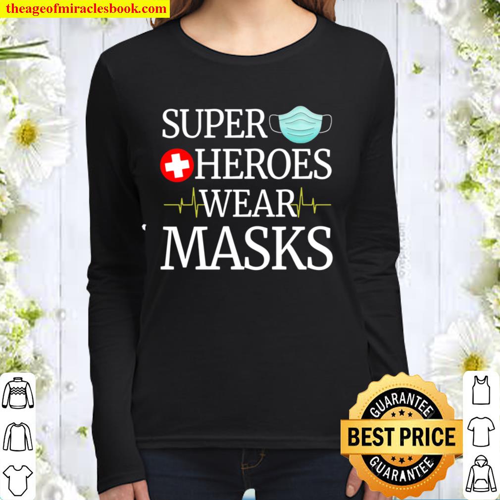 Super Heroes Wear Masks Women Long Sleeved