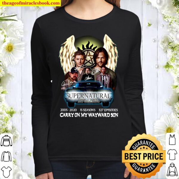Supernatural Family Don’t End With Blood 2005 2020 Carry On My Wayward Women Long Sleeved