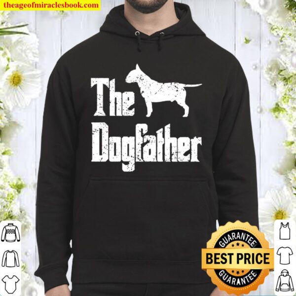 The Dogfather, Hund, Geschenk, lustiges Bull Terrier Langarmshirt Hoodie
