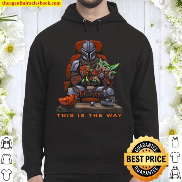 The Mandalorian The Child This Is The Way Sketch Hoodie