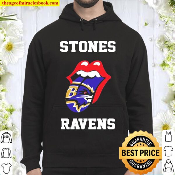 The Rolling Stones Baltimore Ravens 2021 Hoodie