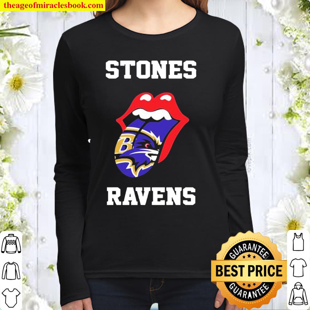 The Rolling Stones Baltimore Ravens 2021 Women Long Sleeved