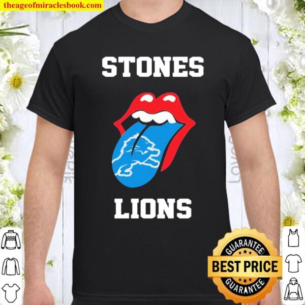 The Rolling Stones Detroit Lions 2021 Shirt