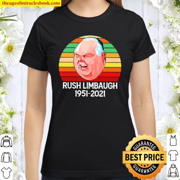 The Rush Limbaugh 1957 2021 vintage Classic Women T-Shirt