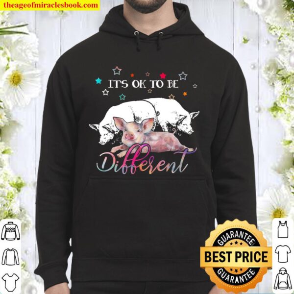Three Pigs It’s Ok To Be Different Hoodie