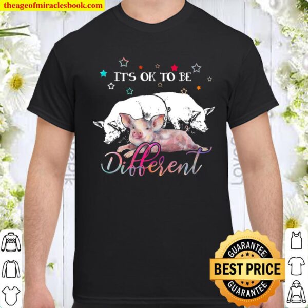 Three Pigs It’s Ok To Be Different Shirt