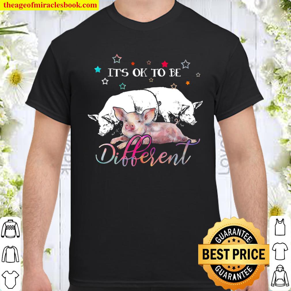 Three Pigs It’s Ok To Be Different Shirt, hoodie, tank top, sweater