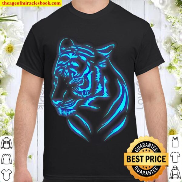 Tiger Blue Head Shirt