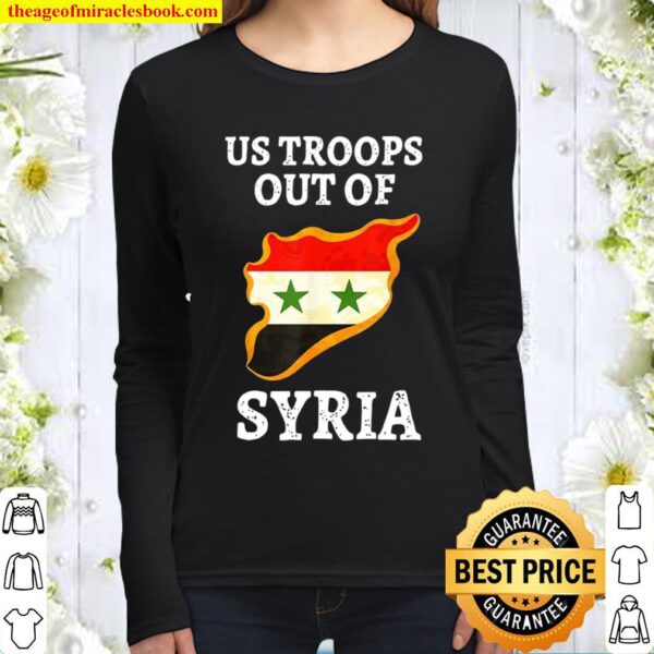 US Hands off Syria Women Long Sleeved