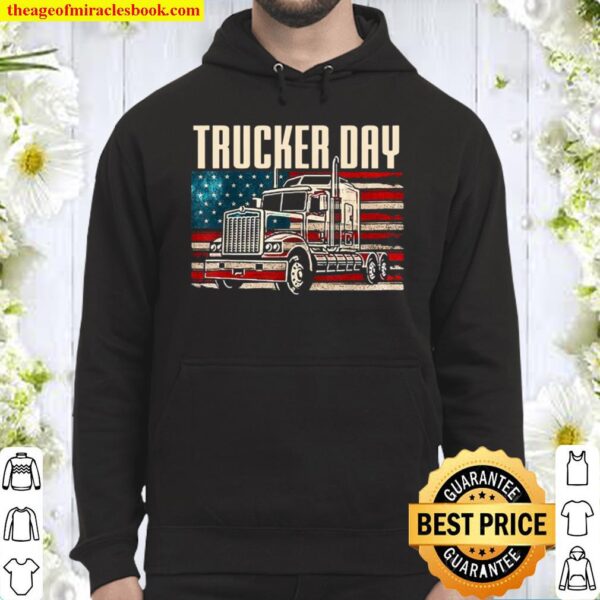USA Truck Proud Trucker Day Hoodie