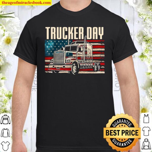 USA Truck Proud Trucker Day Shirt