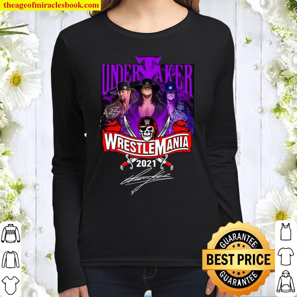 Undertaker wrestlemania 2021 Women Long Sleeved