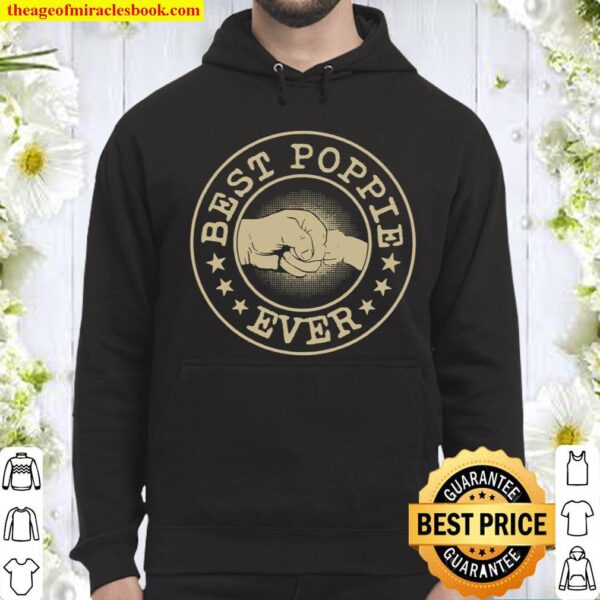 Vintage Best Poppie Ever Father’s Day Apparel For Daddy Hoodie