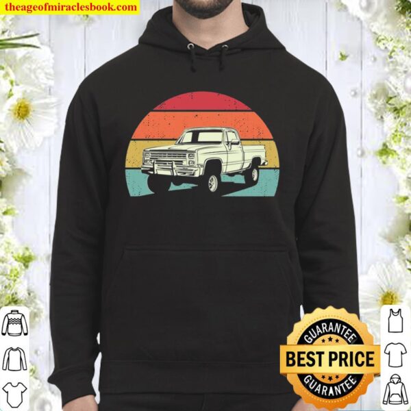 Vintage Squarebody Truck 7387 Classic Square Body Pickup Hoodie