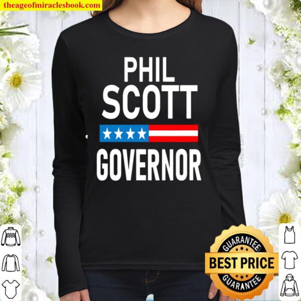 Vote Phil Scott Vermont Governor Reelect Phil Scott Women Long Sleeved