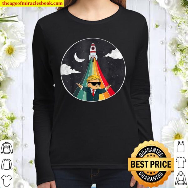 WallStreetBets Wall Street Bets WSB To The Moon GME Women Long Sleeved