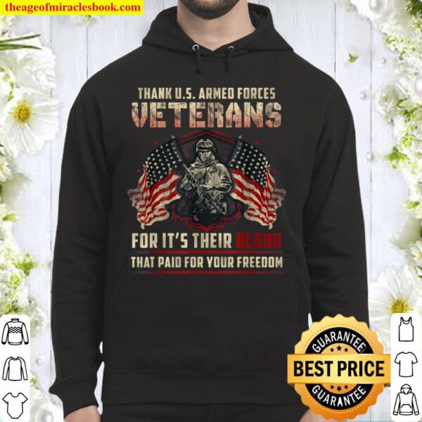 War Veterans T-Shirt Gift Thank U.S. Armed Forces Veterans Hoodie