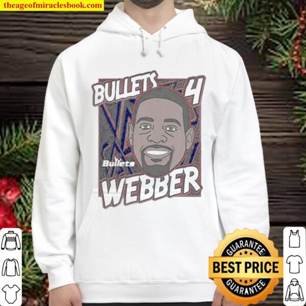 Washington Bullets Chris Webber King Of The Court Player Hoodie