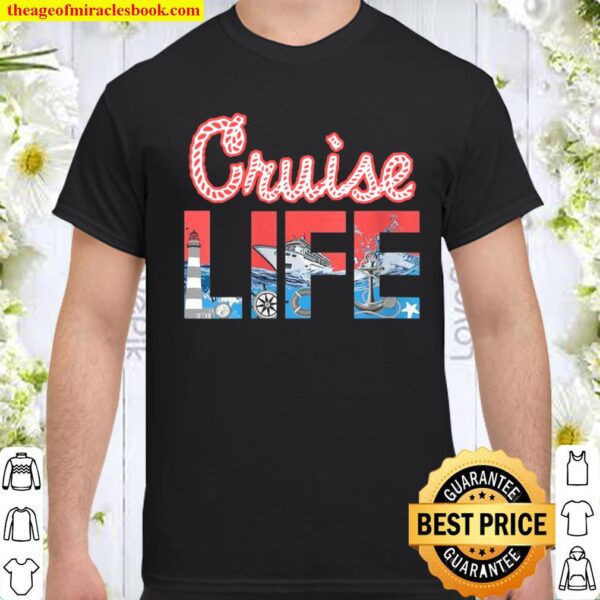 Womens Awesome Cruise Life and Cruising and Sailing Shirt