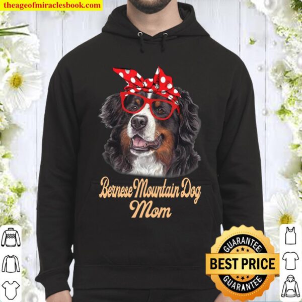 Women’s Bernese Mountain Dog Bandana Dog Mother’s Day Hoodie