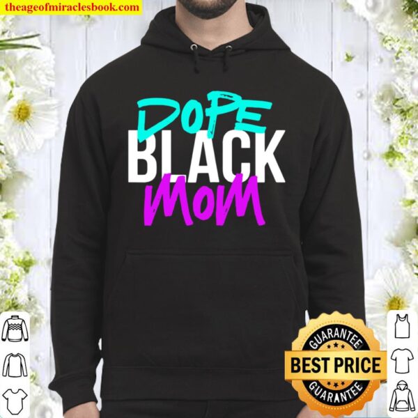 Womens Dope Black Mom Hoodie
