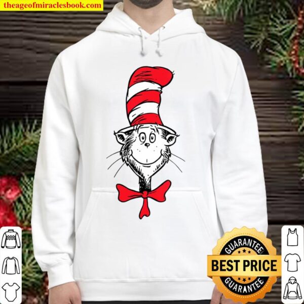 Womens Dr. Seuss The Cat In The Hat Face Hoodie