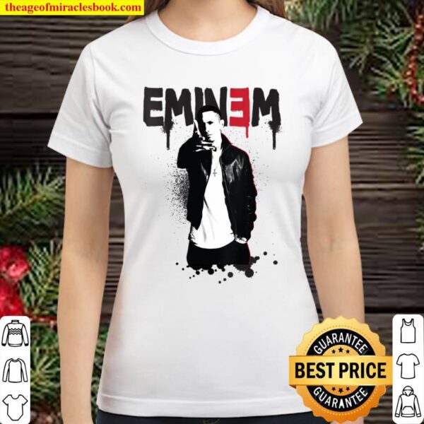 Womens Eminem Official Sprayed Up Classic Women T-Shirt