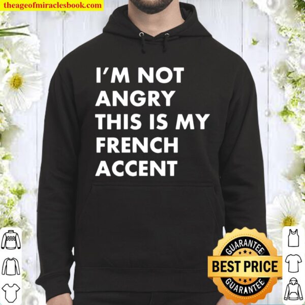Womens French Accent France Saying Voice Hoodie
