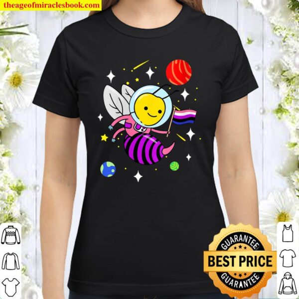 Womens Genderfluid Wasp In Space Genderfluid Classic Women T-Shirt