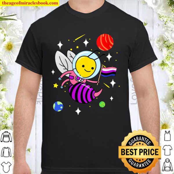 Womens Genderfluid Wasp In Space Genderfluid Shirt