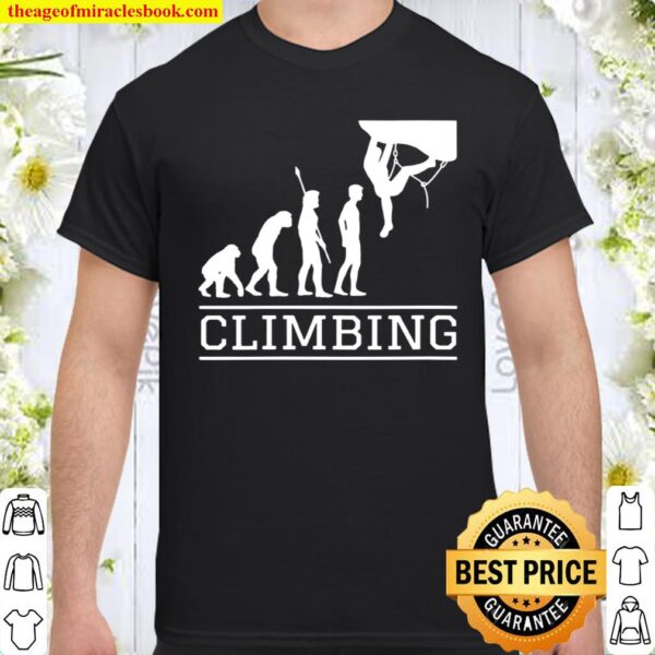Womens Rock Climbing Mountain Climber I Evolution Shirt