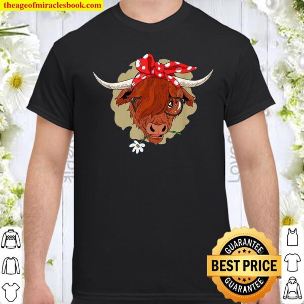 Women’s Scottish Highland Cow Farm Shirt
