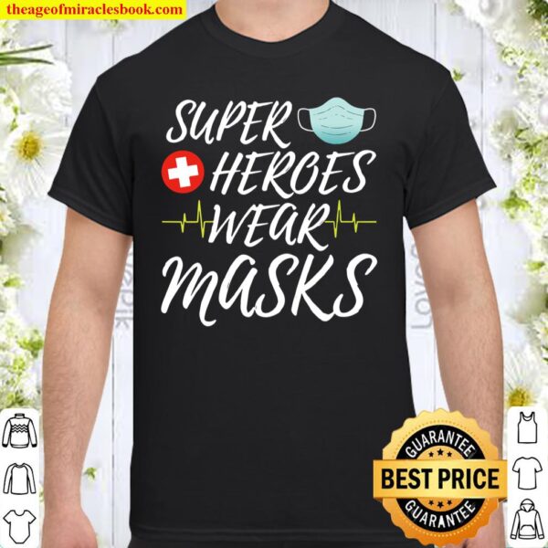 Womens Super Heroes Wear Masks Shirt