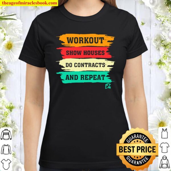 Workout and Repeat Classic Women T-Shirt