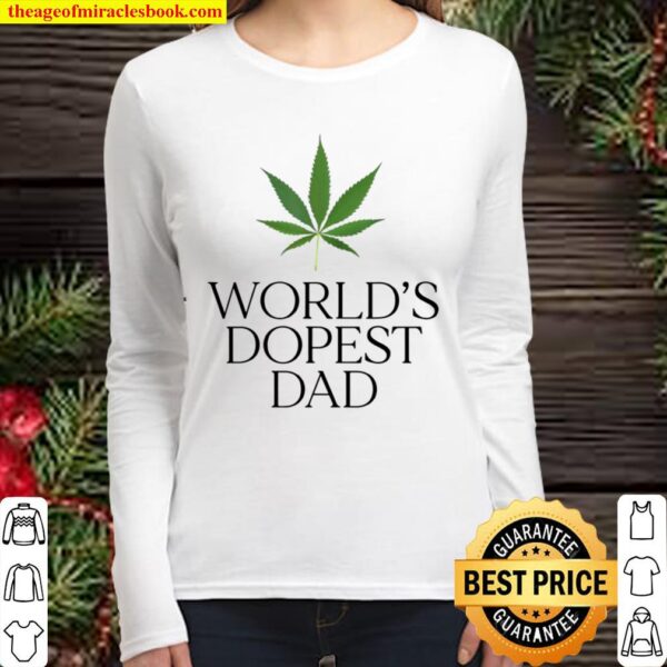 World’s Dopest Dad, Cannabis, Unkraut, Lustig, Marihuana Women Long Sleeved